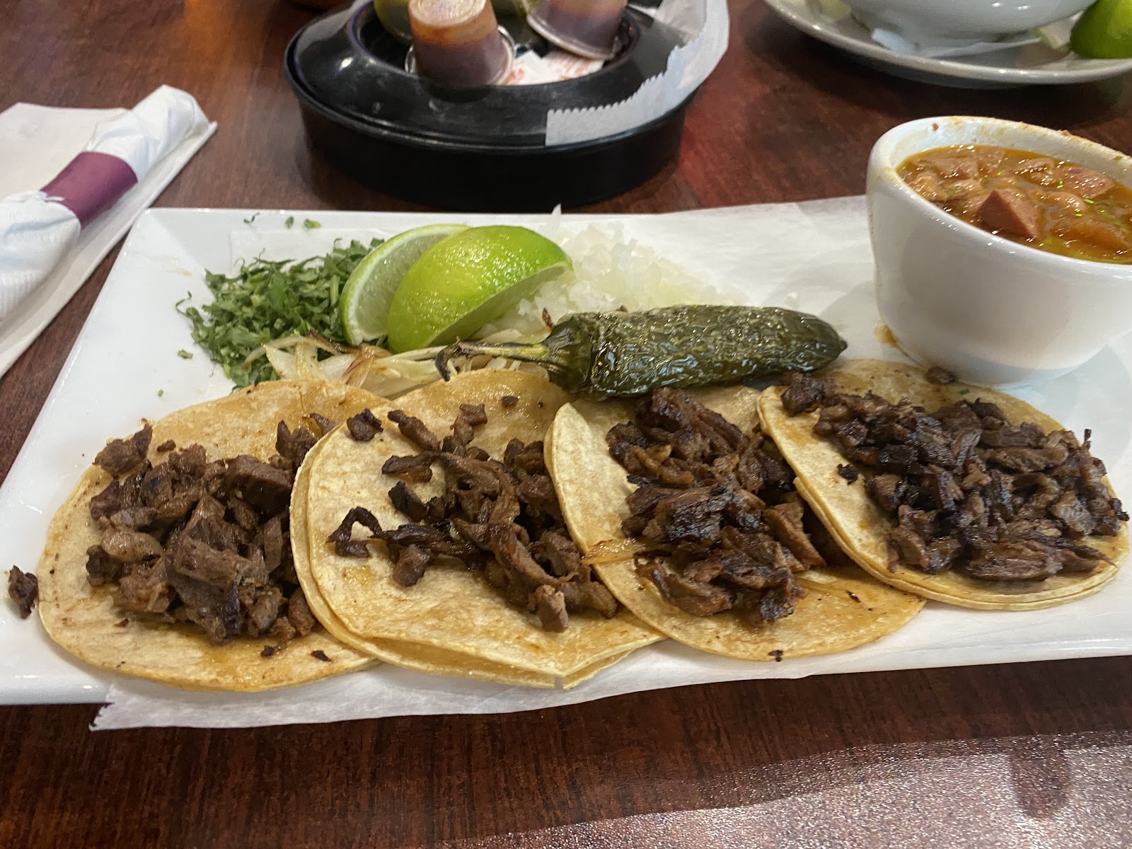 Fresh Mexican dishes served at El Rodeo de Jalisco