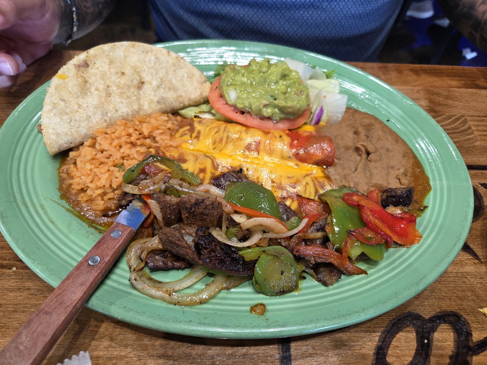 Tacos served at El Rodeo de Jalisco
